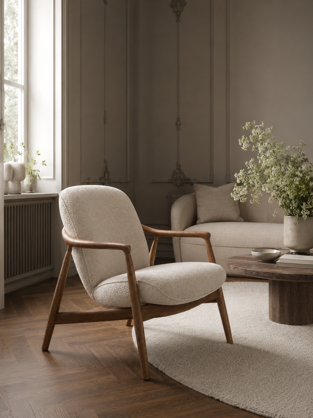 Fotel Haviland — widok z boku